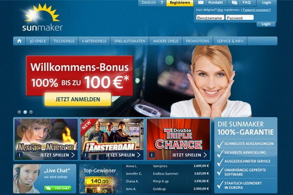Wunderino Online-Casino-Freispiele